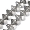 Electroplate Glass Beads Strands EGLA-G038-01A-PL02-1