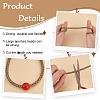 Round Braided Leather Cord OCOR-WH0082-109B-3