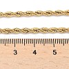 304 Stainless Steel Rope Chain Necklaces NJEW-F226-03G-05-3