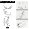 Beebeecraft 20Pcs 925 Sterling Silver Bead Tips STER-BBC0007-85-2