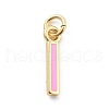 Rack Plating Brass Pendants KK-C065-02I-G-1