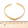 304 Stainless Steel Cuff Bangles for Women BJEW-U032-12G-3