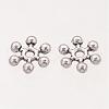 Snowflake Tibetan Silver Spacer Beads A402-3