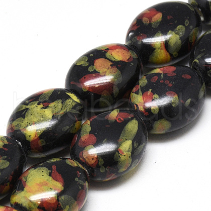 Handmade Porcelain Beads X-PORC-S496-P06-1