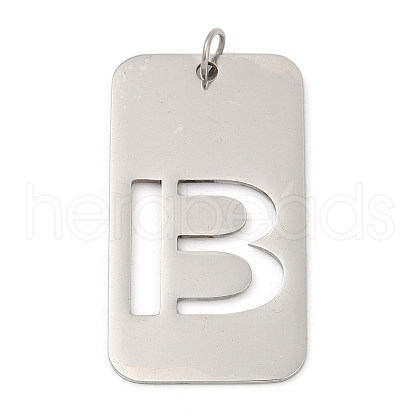 304 Stainless Steel Pendants STAS-M115-01P-B-1