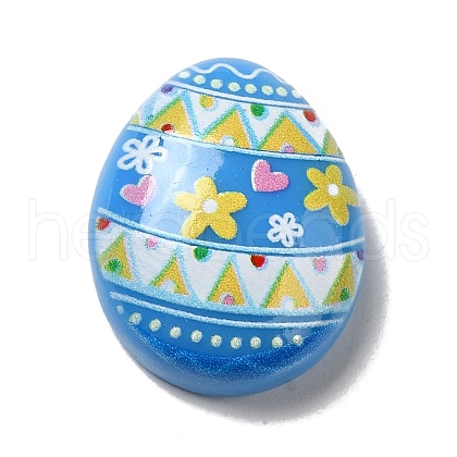 Easter Cartoon Opaque Resin Cabochons X-RESI-Q223-02B-1