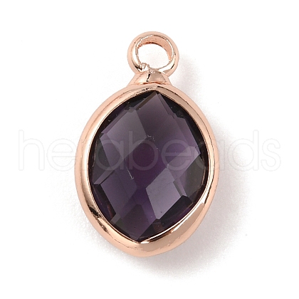 Faceted Glass Pendants FIND-TAC0014-68B-1