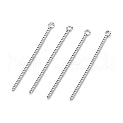 Tarnish Resistant 304 Stainless Steel Pendants STAS-Z034-20-20F-P-1