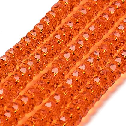 Transparent Glass Beads Strands EGLA-K071-05E-1
