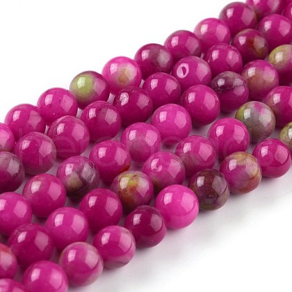 Natural White Jade Beads G-G766-B-03-1