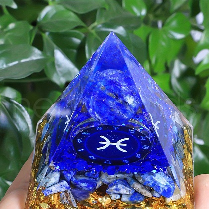 Orgonite Pyramid Resin Energy Generators PW-WG80884-12-1