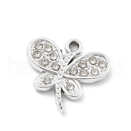 Alloy Rhinestone Pendants FIND-U026-25C-P-1