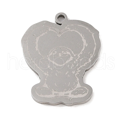 Non-Tarnish 304 Stainless Steel Pendants STAS-C095-24P-1
