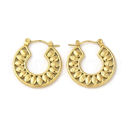 304 Stainless Steel Hoop Earrings for Women EJEW-B054-08G-1