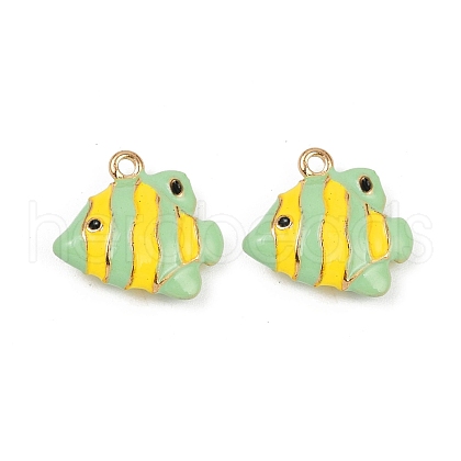 Alloy Enamel Animal Cartoon Pendants PALLOY-R158-02LG-01-1