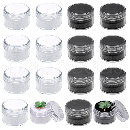 CHGCRAFT 2 Colors Column Plastic Loose Diamond Gemstone Storage Boxes CON-CA0001-021B-1