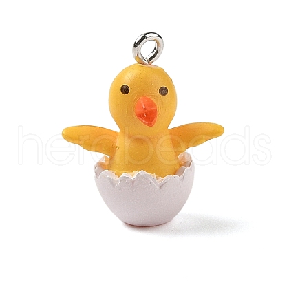 Opaque Resin Pendants RESI-S399-02-1