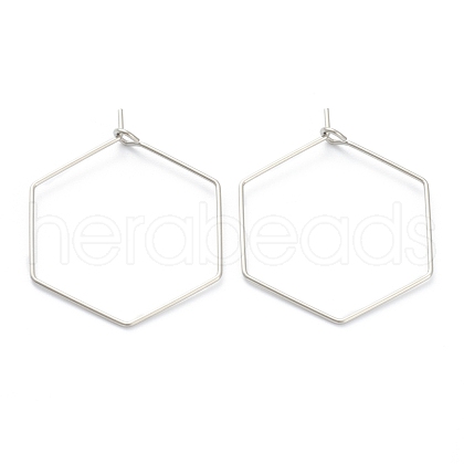 Non-Tarnish 316 Surgical Stainless Steel Earring Hoop STAS-M288-09P-A-1