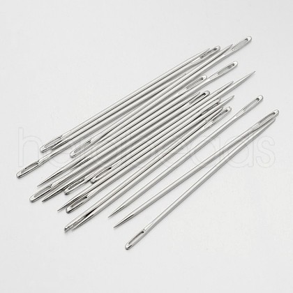 Carbon Steel Sewing Needles AJEW-L037-10-1