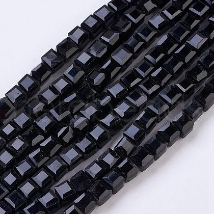 Glass Bead Strands GLAA-R041-4x4mm-20-1