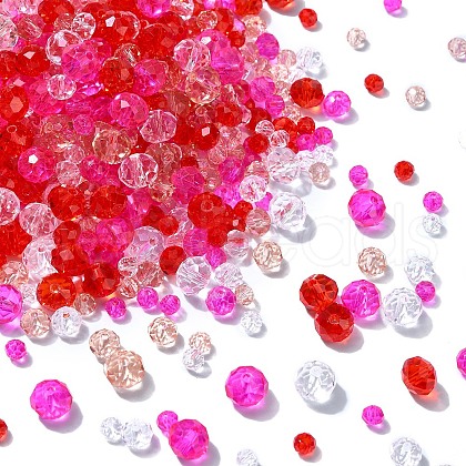 500Pcs Valentine's Day Glass Beads GLAA-YWC0004-04-1