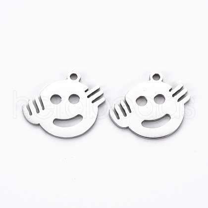 Non-Tarnish 201 Stainless Steel Pendants STAS-Q240-071P-1