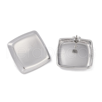 Non-Tarnish 304 Stainless Steel Stud Earrings EJEW-C105-03P-1