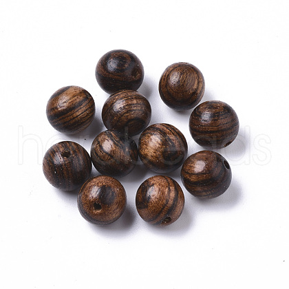 Natural Sandalwood Beads WOOD-R266-04-10mm-1