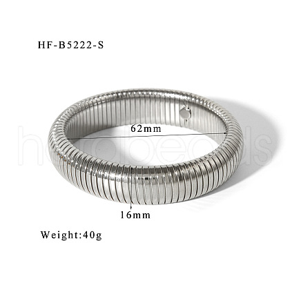 304 Stainless Steel Stretch Bangles FS-WG92846-06-1
