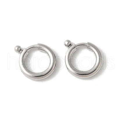 316 Surgical Stainless Steel Spring Gate Rings STAS-H234-06P-01-1