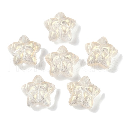 Transparent Spray Paint Glass Beads X1-GLAA-H035-02E-1
