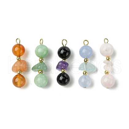 Gemstone Pendants PALLOY-JF03234-1