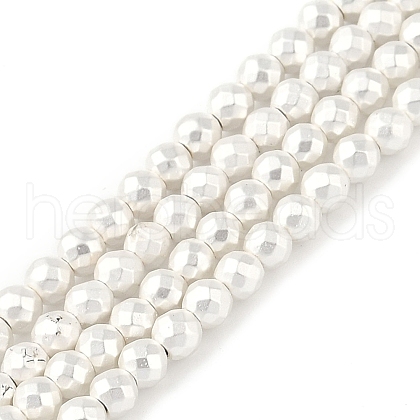 Electroplated Synthetic Non-Magnetic Hematite Beads Strands G-U003-13B-1