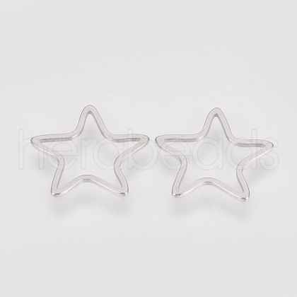 Tarnish Resistant 304 Stainless Steel Linking Ring STAS-S079-17B-1