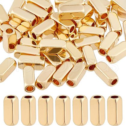 SUPERFINDINGS 50Pcs Rack Plating Brass Beads KK-FH0003-84-1