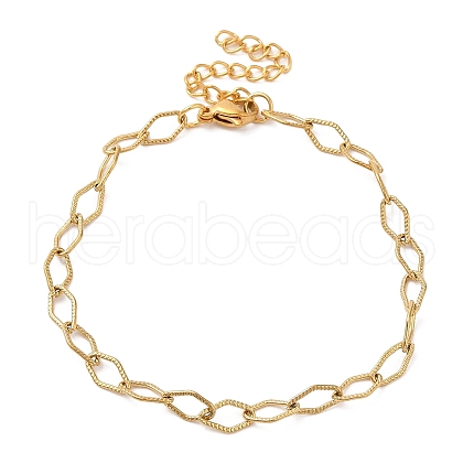 304 Stainless Steel Chain Bracelet for Women BJEW-I313-02-1