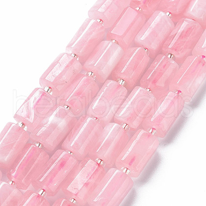 Natural Rose Quartz Beads Strands G-S345-8x11-014A-1