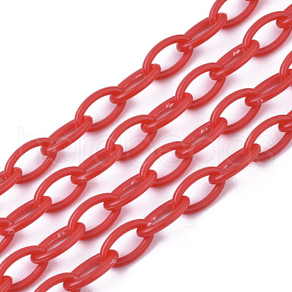 Opaque Acrylic Cable Chains SACR-N010-001E-1