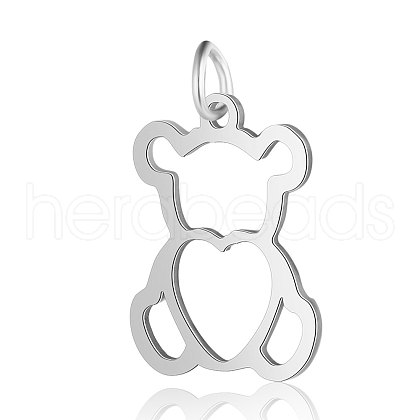 Non-Tarnish 304 Stainless Steel Pendants A-STAS-S105-T584-1-1
