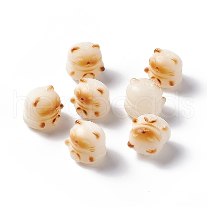 Carved Natural Bodhi Root Beads FIND-C012-02B-1