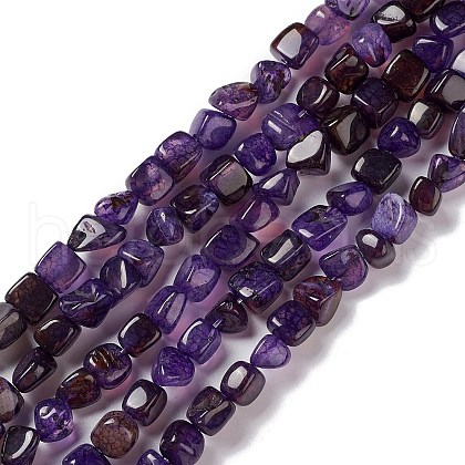 Natural Agate Beads Strands G-F745-09-1