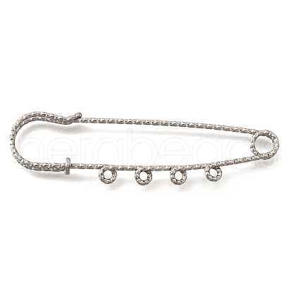 304 Stainless Steel Safety Pins Brooch Findings STAS-K252-11C-P-1