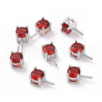 Rhodium Plated 925 Sterling Silver Peg Bails STER-D035-47P-03-1