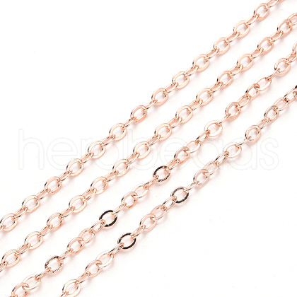 3.28 Feet Brass Cable Chains X-CHC-T008-06A-RG-1