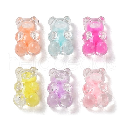 Transparent Acrylic Beads X-OACR-A027-11-1