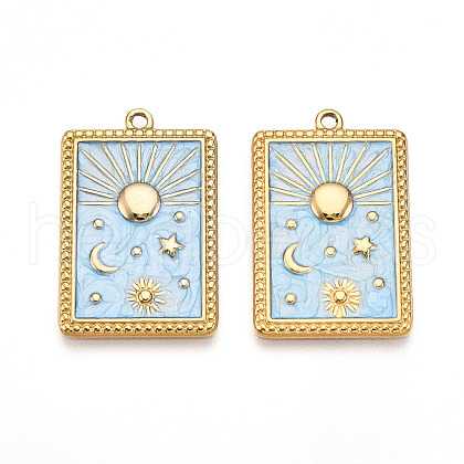 304 Stainless Steel Pendants STAS-N108-27A-G-1