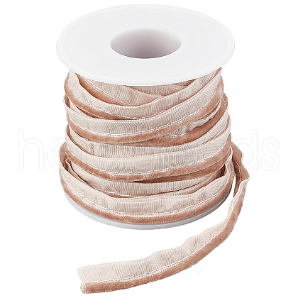 DELORIGIN 10 Yards Velvet Ribbons OCOR-DR0001-10C-1