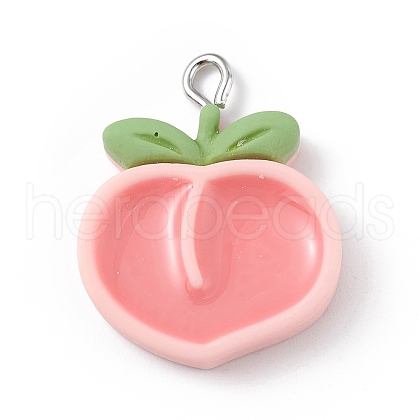 Opaque Resin Pendants RESI-D064-03P-12-1