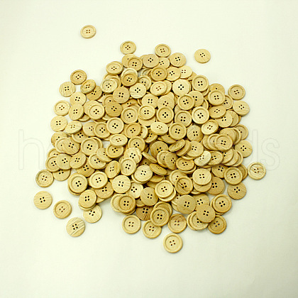 Natural Round 4 Hole Buttons X-NNA0VFK-1