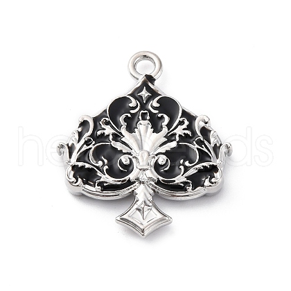 Alloy Enamel Pendants PALLOY-V002-02P-01-1